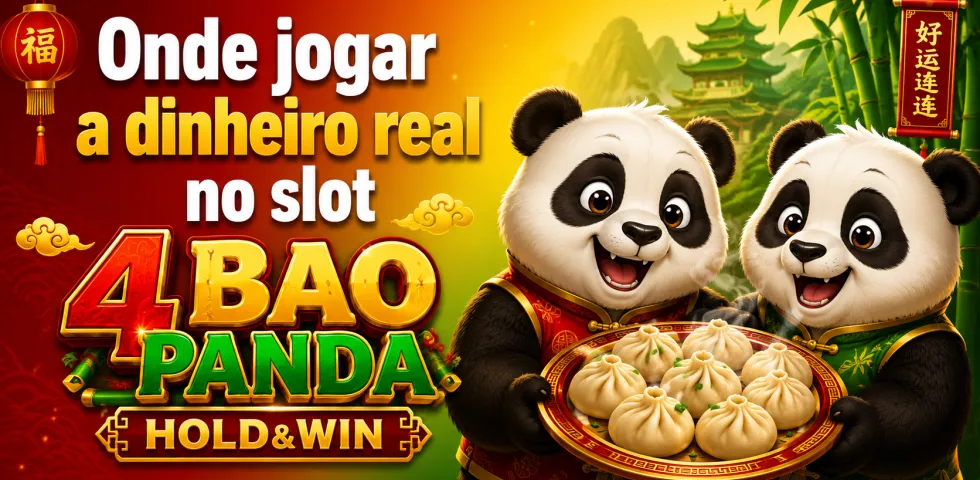 Onde jogar a dinheiro real no slot 4 Bao Panda: Hold & Win