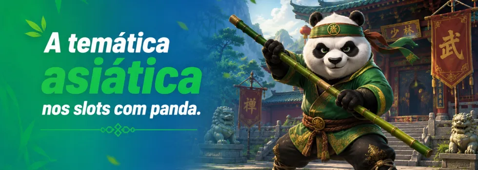 A temática asiática nos slots com panda